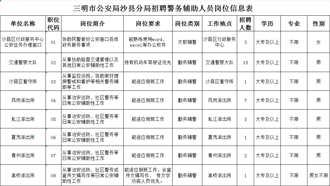 沙县数据和政务服务局最新招聘信息解读及应聘指南